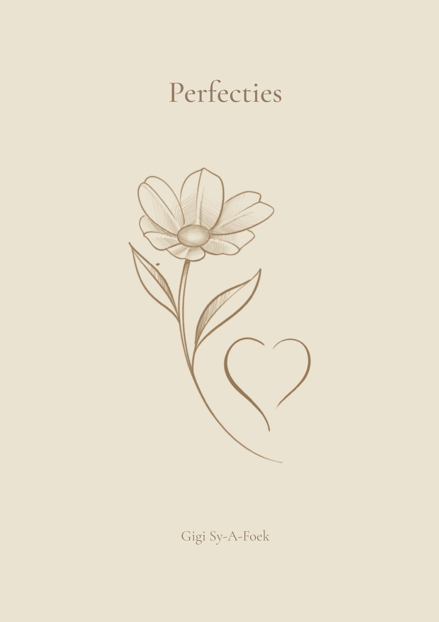 Kaft van de gedichtenbundel Perfecties
